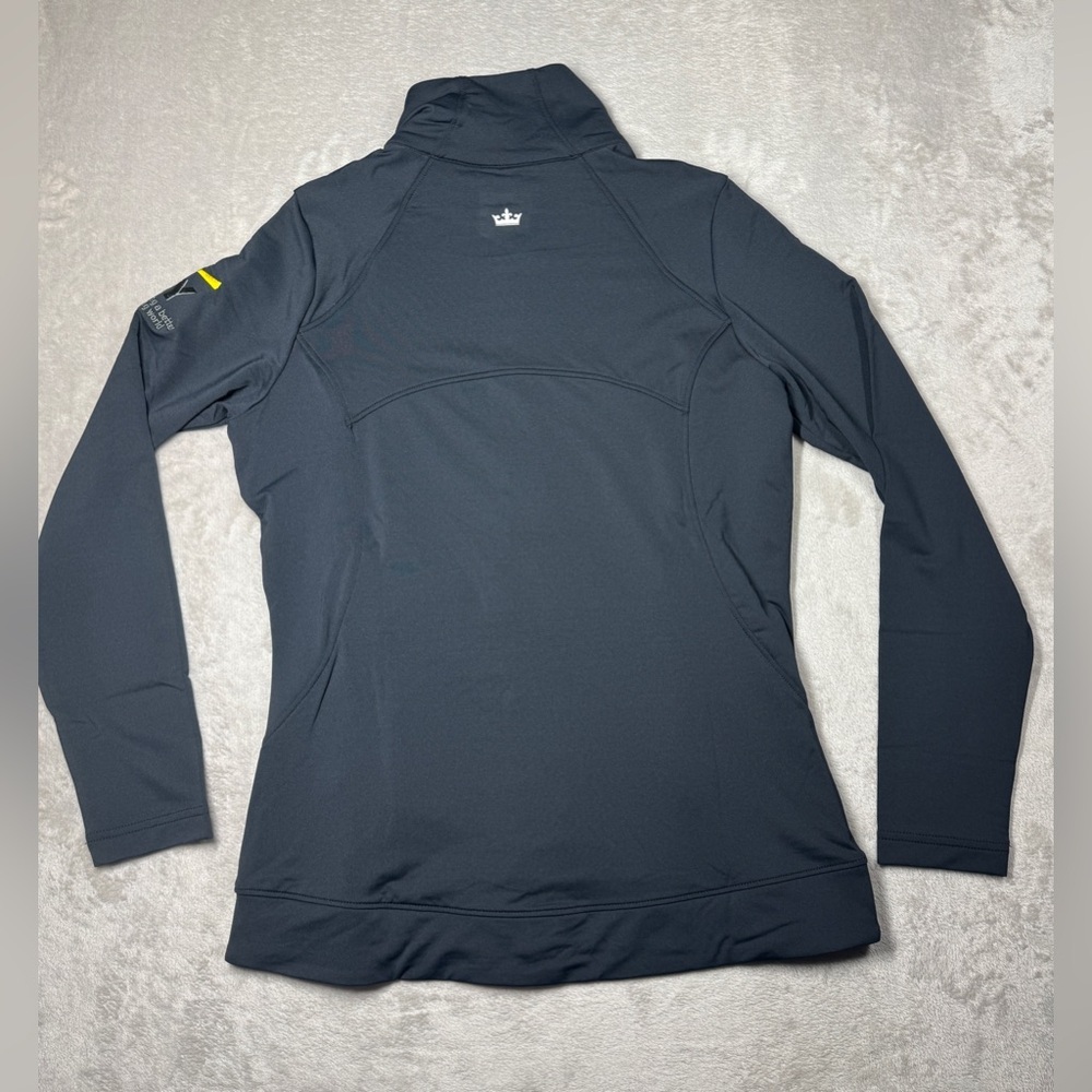 NWT Peter Millar Women’s Company Embroidered Lauren Black Full Zip Jacket Medium - Picture 9 of 14